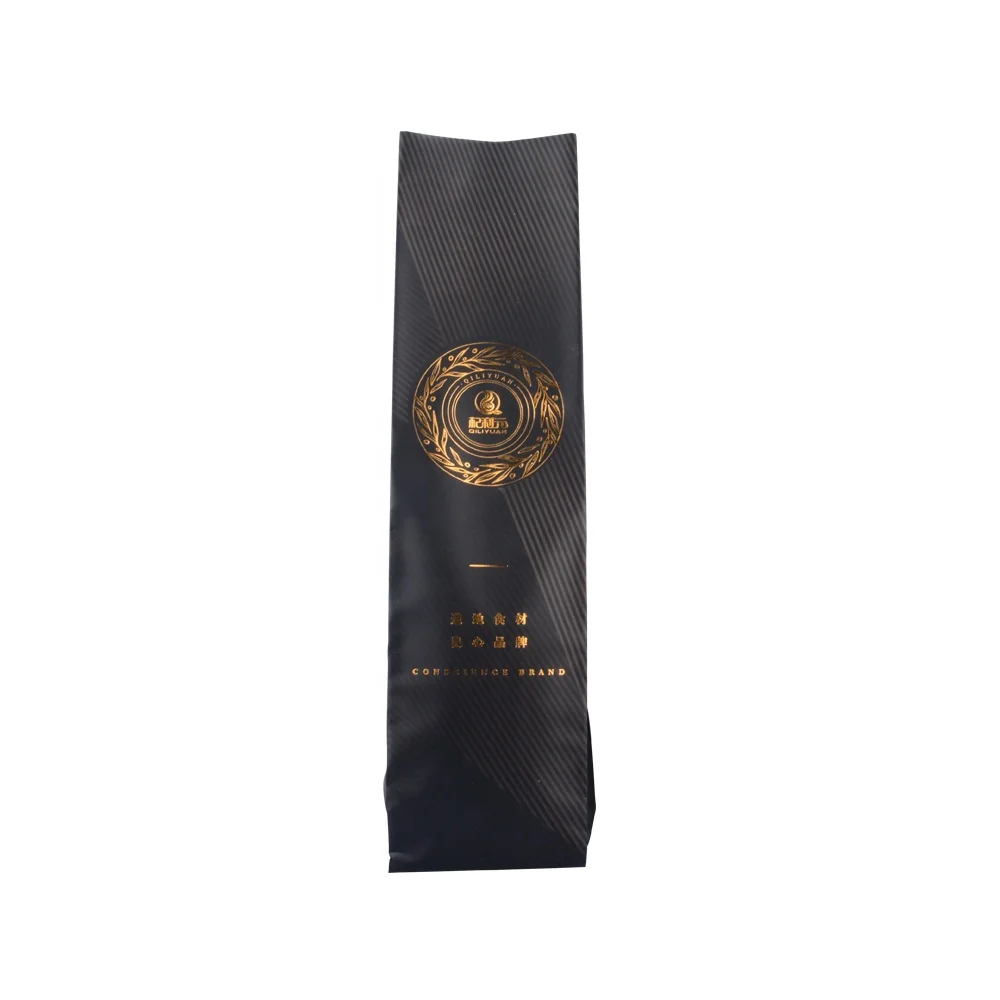 China gold manufacturer Stand Up Zipper Pouch Coffee Bags With Valve