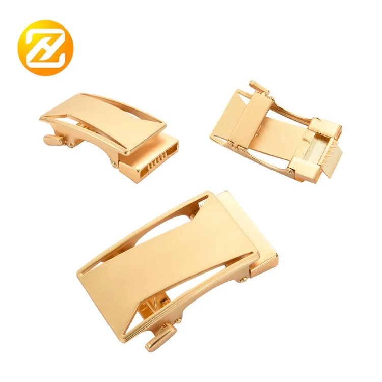 Clip Aluminum Belt Buckle Reversible Gold Belt Buckle For Men,Blank Belt Buckle For Leather