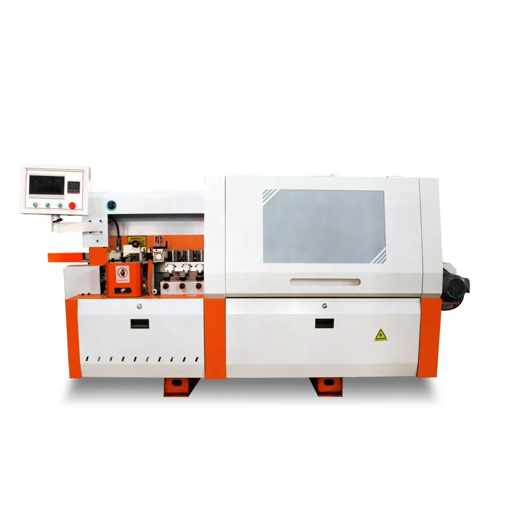 HR515-4 деревообрабатывающий станок для облицовывания кромок высокоскоростная полностью автоматическая машина изготовления ПВХ дома нержавеющая сталь кухонный Кабинет двери фанерный