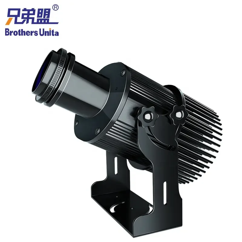 2023 New 100 Watt black custom logo projector laser night light Outdoor waterproof gobo projector