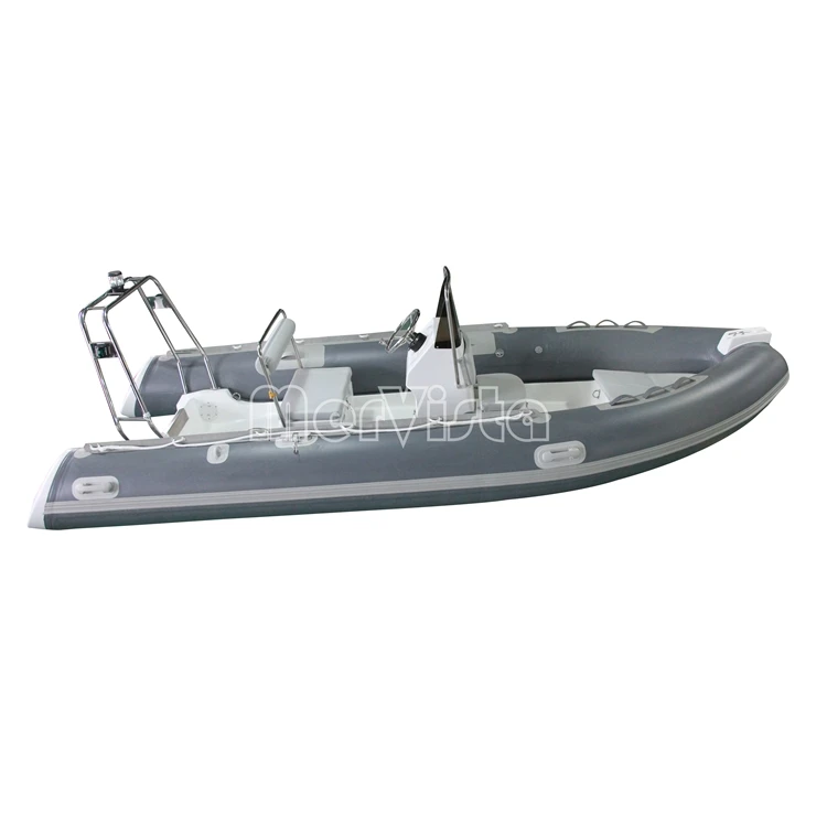 CE 17ft RIB520 Hypalon RIB Sailing High Speed Inflatable Boat With roll bar