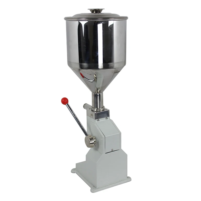 Portable manual machine for filling machine tomato paste, hand machine for filling тюбиков for hand cream, honey, glue