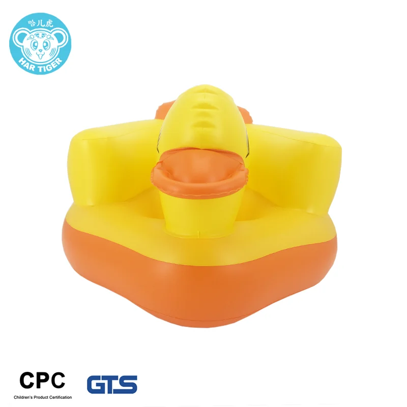Infant Shower Stool Training Bath Seat Toddler Dinning Sofa Learn to Sit Inflatable Baby Chair