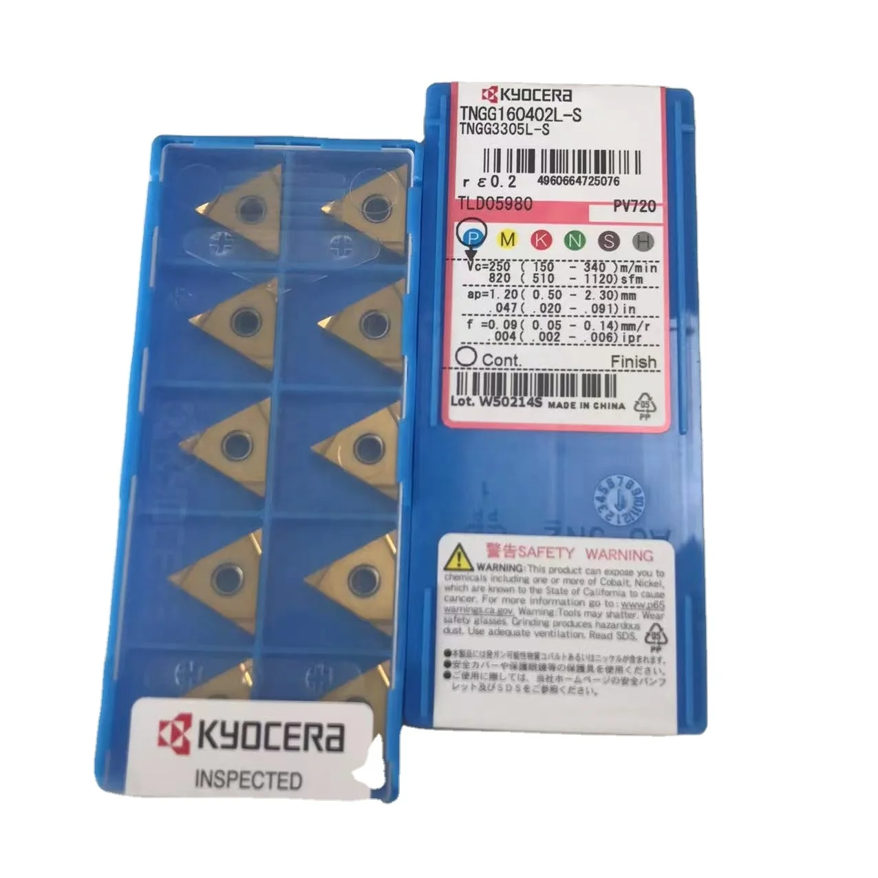 TNGG160402L-S PV720 карбид вольфрама вставка CNC KYOCERAS