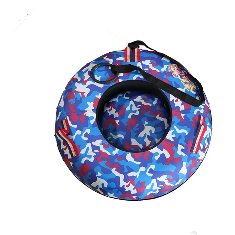 Hot Sale Dry Ski Donut Slide Tyre Tube Sled Sledges Snow Tubing Snow Tube For Outdoor Large Rainbow Slide