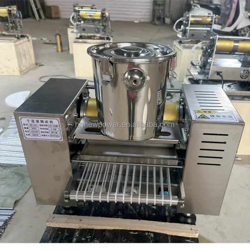 110V 220V pancake making machine thousand layer cake machine Electric Mille Crepe Cake Machine