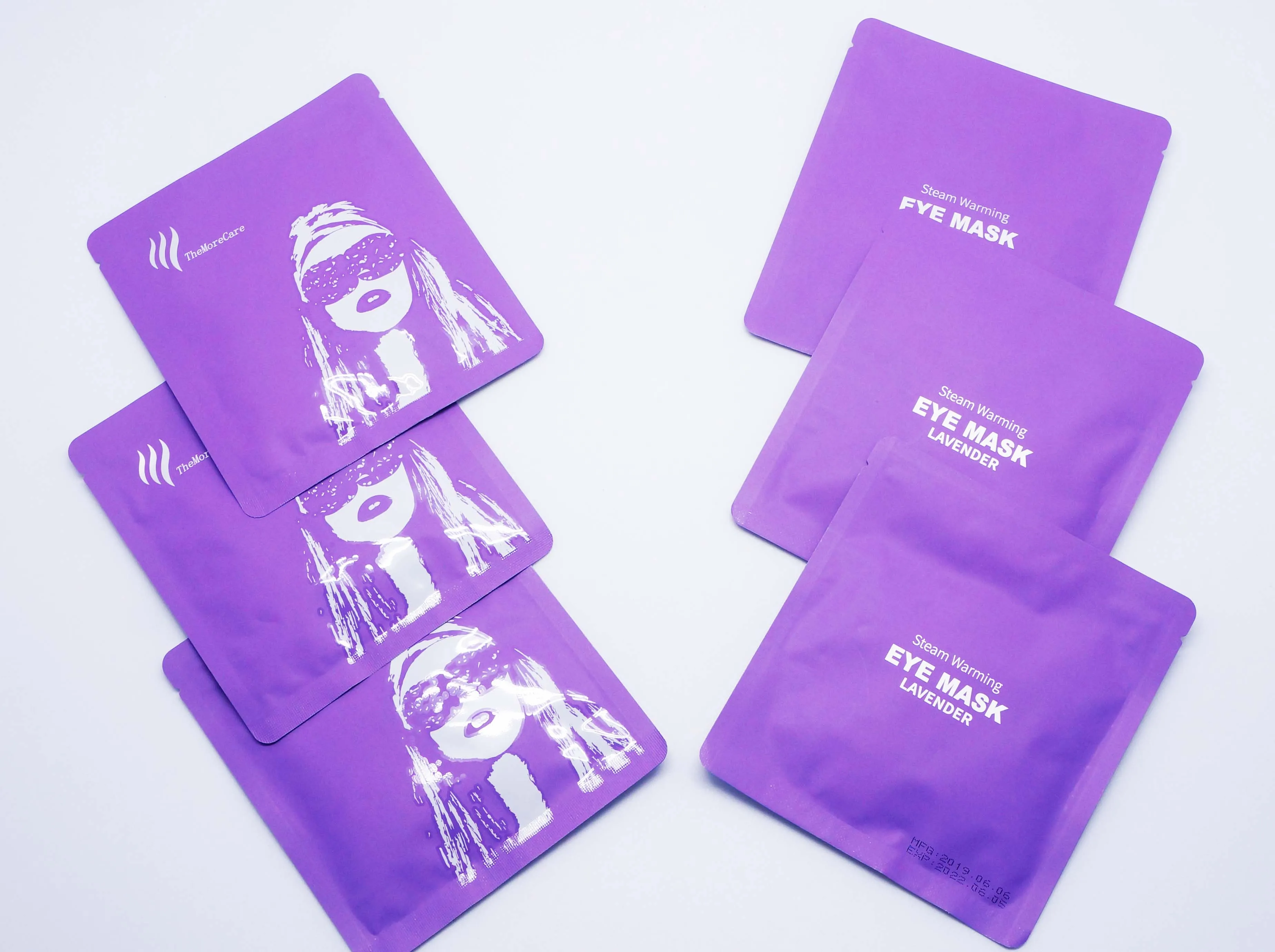 Cotton disposable fashionable air activated self heating heated steam eye mask