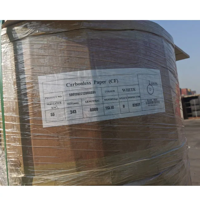 Blue Image Carbonless Paper 50gsm 55 GSM  60gsm 61x86cm  65*92cm  70*100cm Papel Autocopiativo