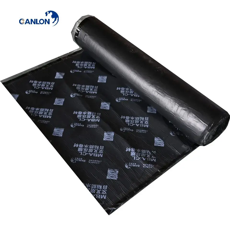 Bitumen Self Adhesive Waterproofing Membrane Cross-laminated MBA-CL Bitumen Waterproof Membrane Roofing Underlayment