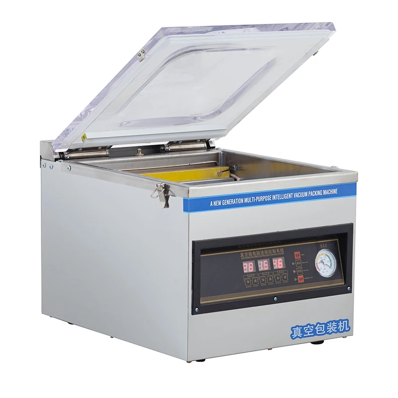 Semi Automatic Single Chamber Packer Meat home Vacuum Packing Machine With CE