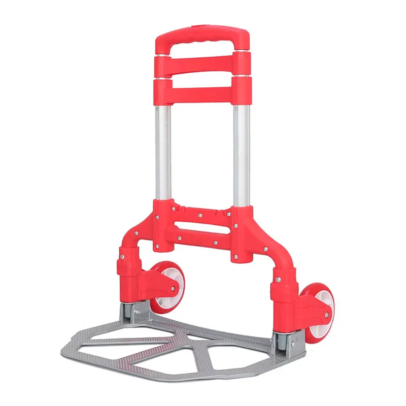 
70kg big capacity compact folding aluminium hand truck trolley luggage cart 