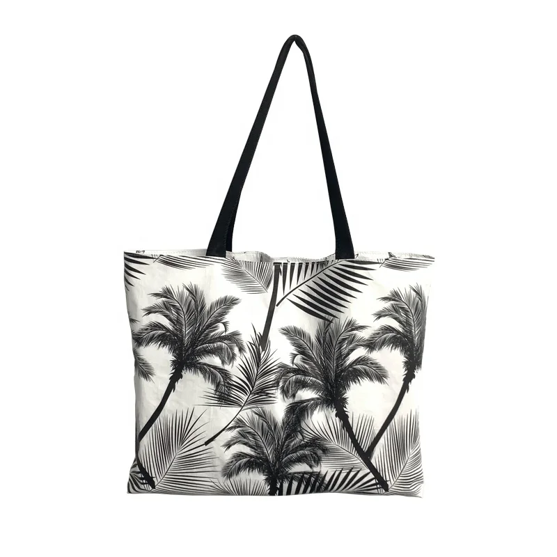 Wholesale Hot Sale shoulder bags and handle design Hawaiian Beach Bag washable and waterproof Eco-Fashion