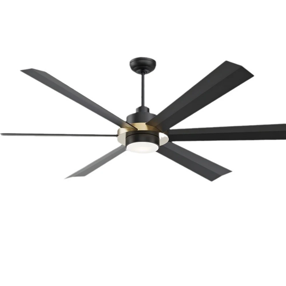 Home Hotel 95 RPM 72inch 8 Fan Blade DC Motor 6 Speed 45w Led 18w Ceiling Fans with Lights Remote Control