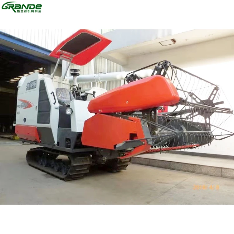 low price used KUBOTA PRO688Q rice harvester
