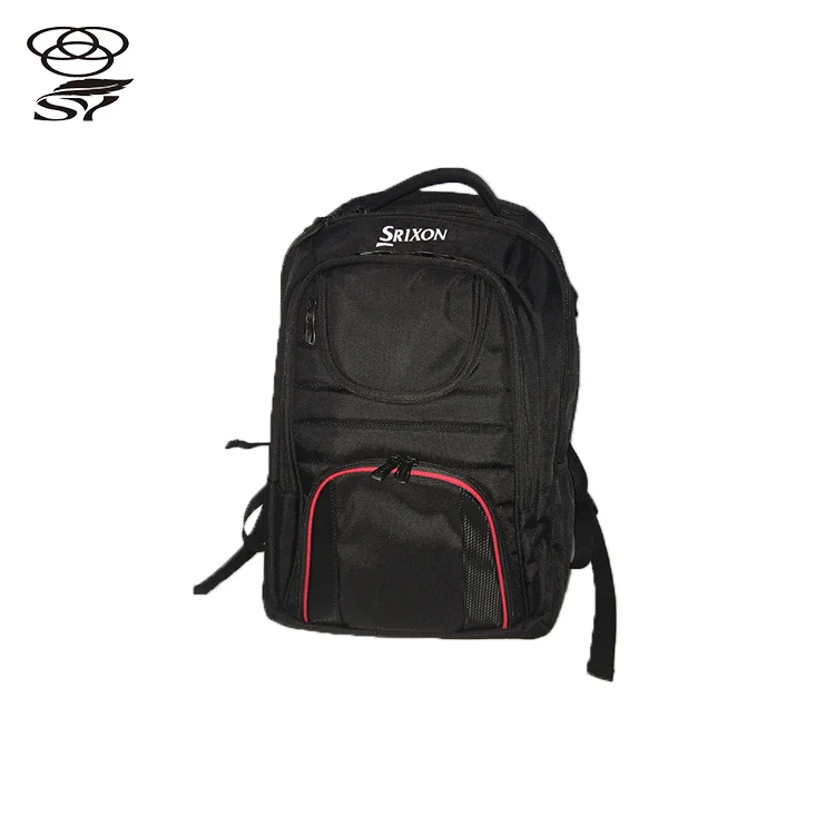 Черный нейлоновый школьный рюкзак средней школы ежедневный рюкзак