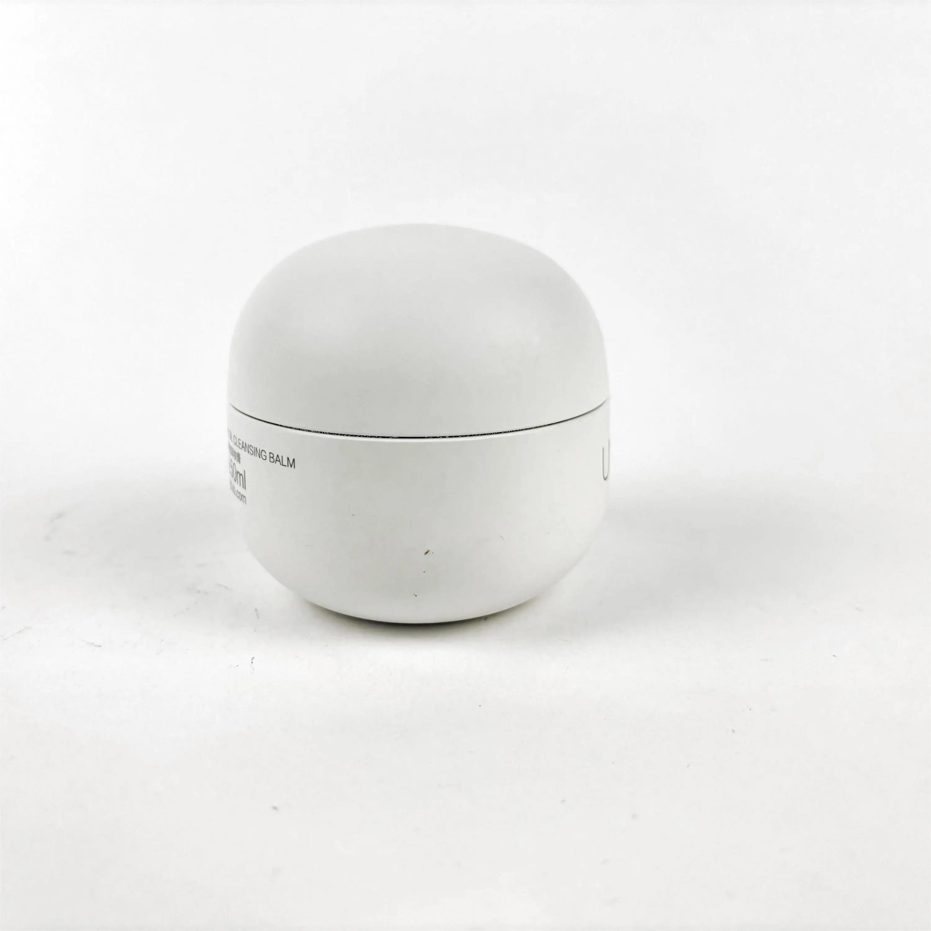 BIODEGRADABLE OEM no plastic plastic-free calcium carbonate CaCO3 PMU Rounded Cosmetic Cream Jar 100g 100ml