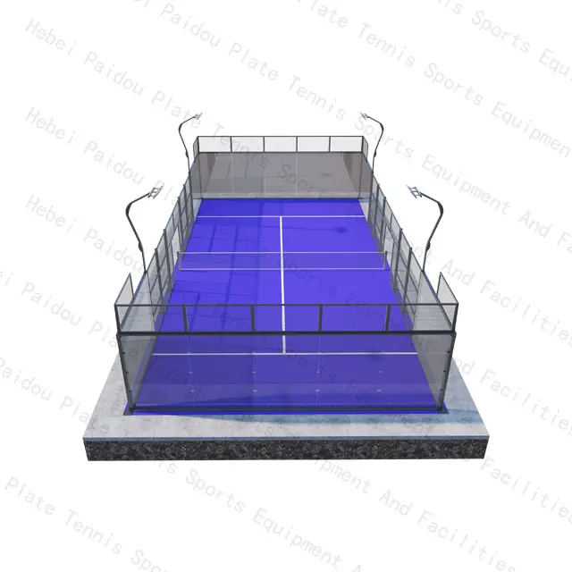 Top Quality Padel Court Manufacturers and Wholesalers Outdoor Panoramic Padel Court