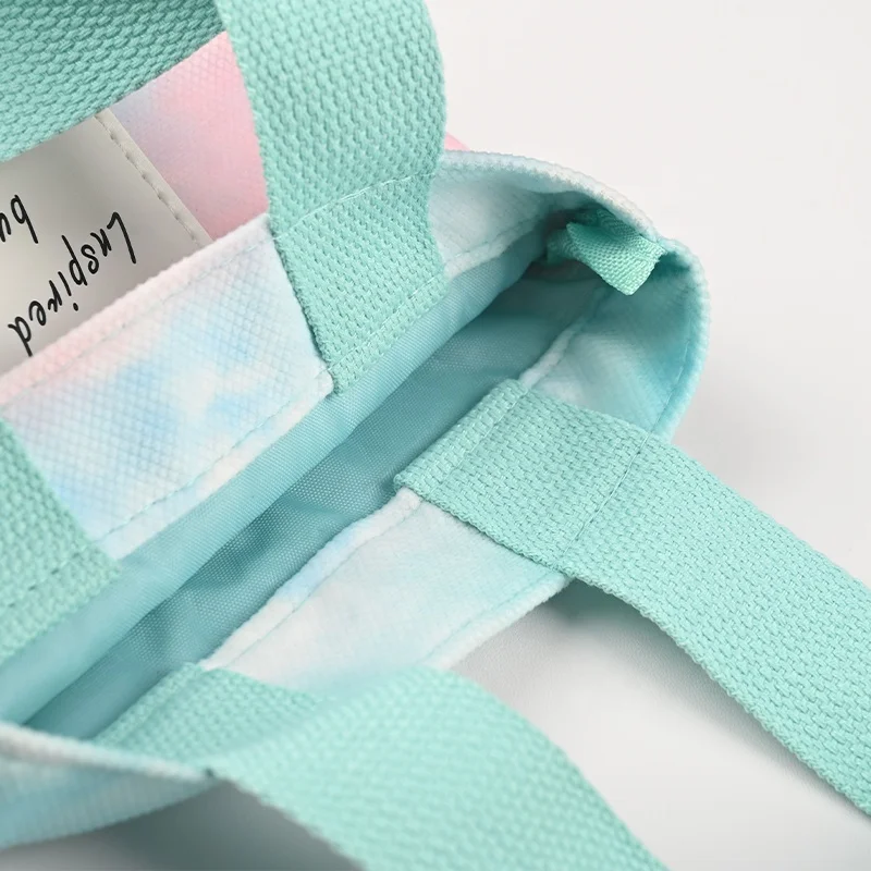 Webag OEM Factory Design Eco-Friendly Corn Velvet Fabric colorful candy shopping reusable tote bag women canvas bag