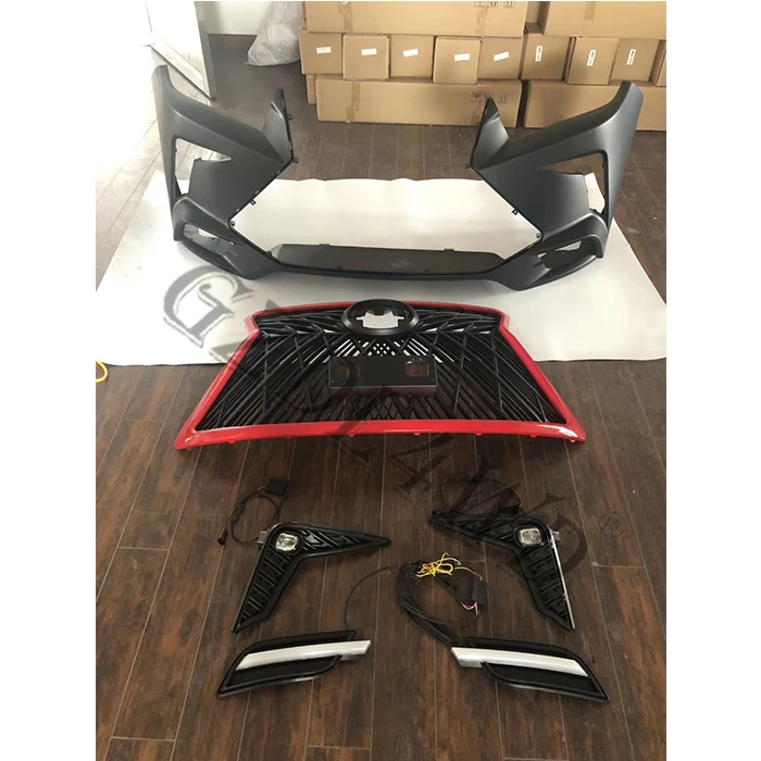 cover Trim front bumper  grill Facelift for revo body kit for Hilux revo Rocco upgrade to lexus 570