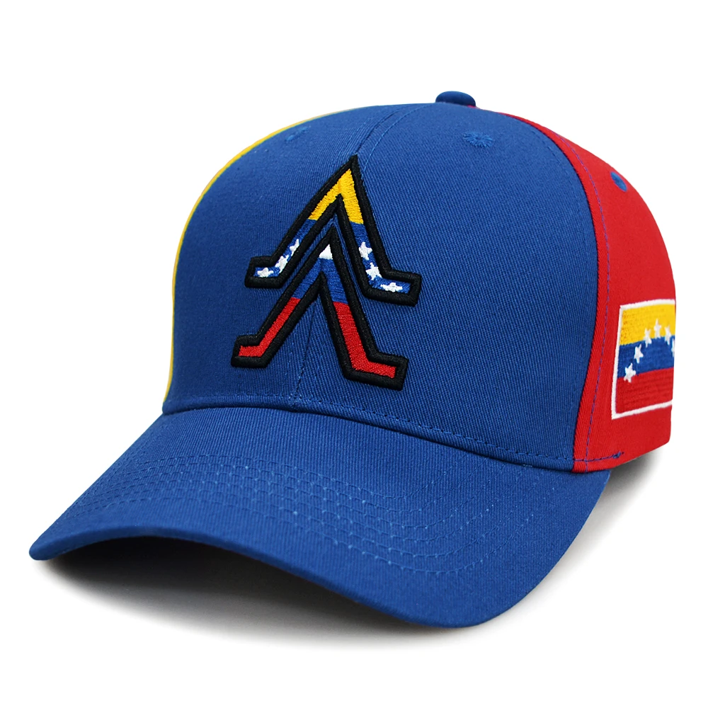 Высококачественные вышитые кепки Gorra De Venezuela Структурированные мужские спортивные для гольфа 7 звезд