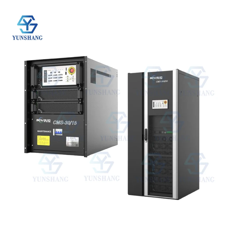 Новые передовые и долговечные встроенные 19-дюймовые шкафы SCU 15kVA CMS-30/15 3 фазы Ups