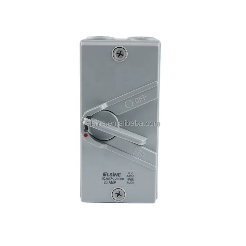 Погодозащищенный выключатель изолятора 4 полюса 20 А, выключатель изоляции TF420 UKF-420
