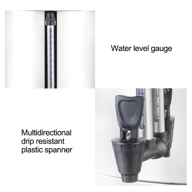 Commercial Hot Water Urn Water Boiler Water Urn Tea Boiler Stainless Steel Tea Urn 6-35 Liters Electric Mechanical Inox Boiler