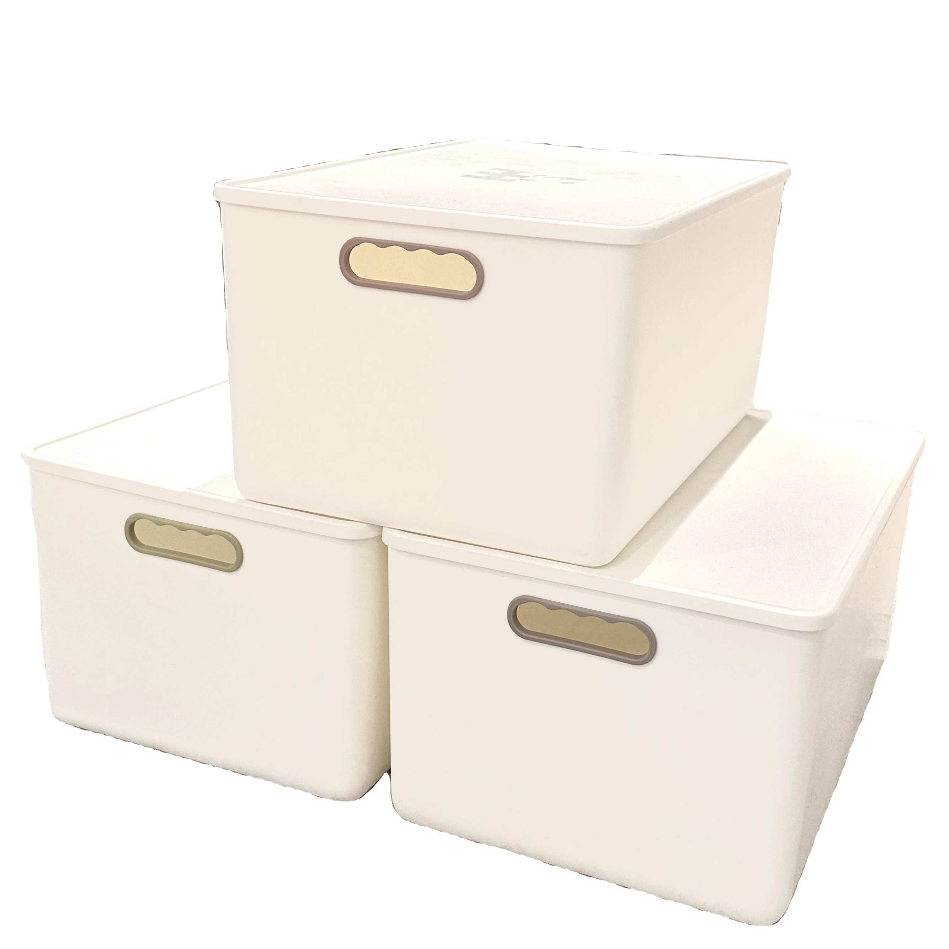 Rushed on sale PP material 16L storage box bins with lid home organizer