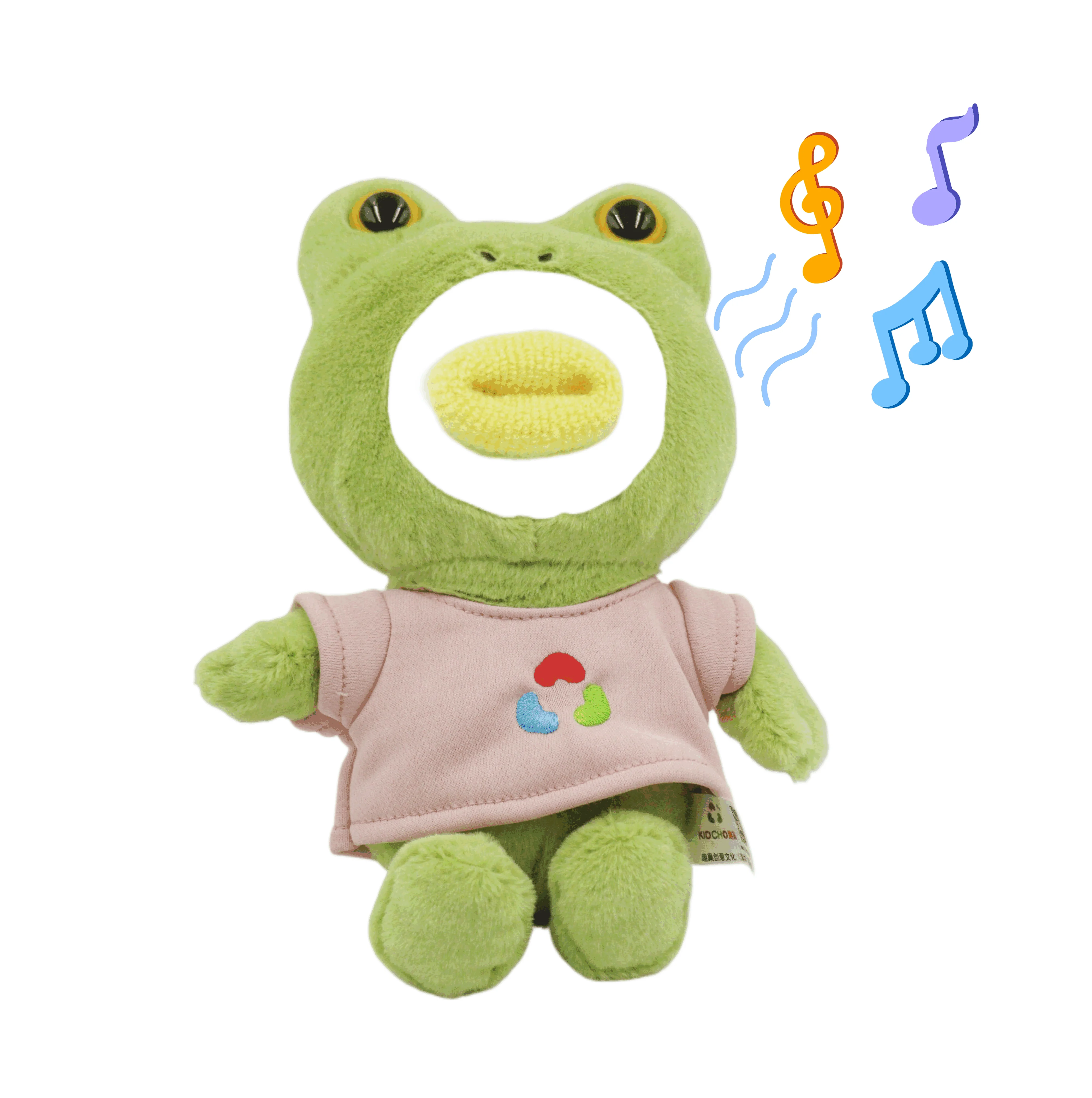 20240205 Best Selling adorkable set anime stuffed dancing Little Frog baby talking toys stuff toys electronic plush toys