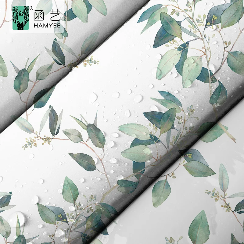 2024 New 0.45*10m pvc removable floral tropical peel and stick wallpaper for bedroom