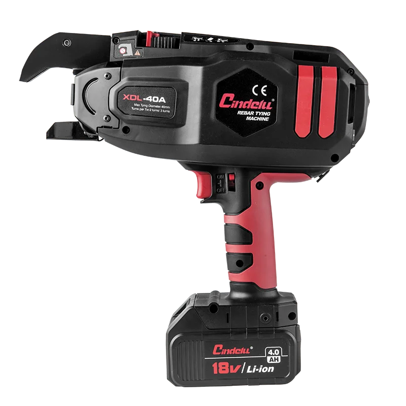 2024 New 18V Rebar Tying Machine Brushless Twisting Motor Portable Manual Strapping Machine for Steel building