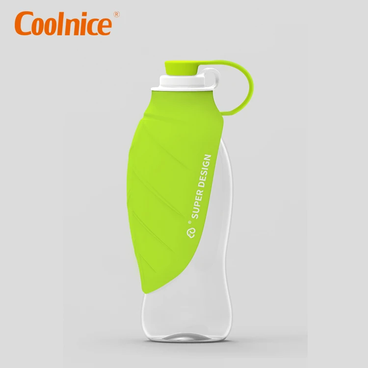 Amazon hot selling pet outdoor walking silicone foldable dog water