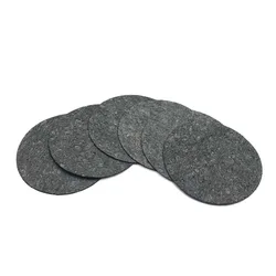 Custom Round Facial Natural Compressed Makeup Remover Sponge compressed cellulose facial sponge black  for Face Cleansing