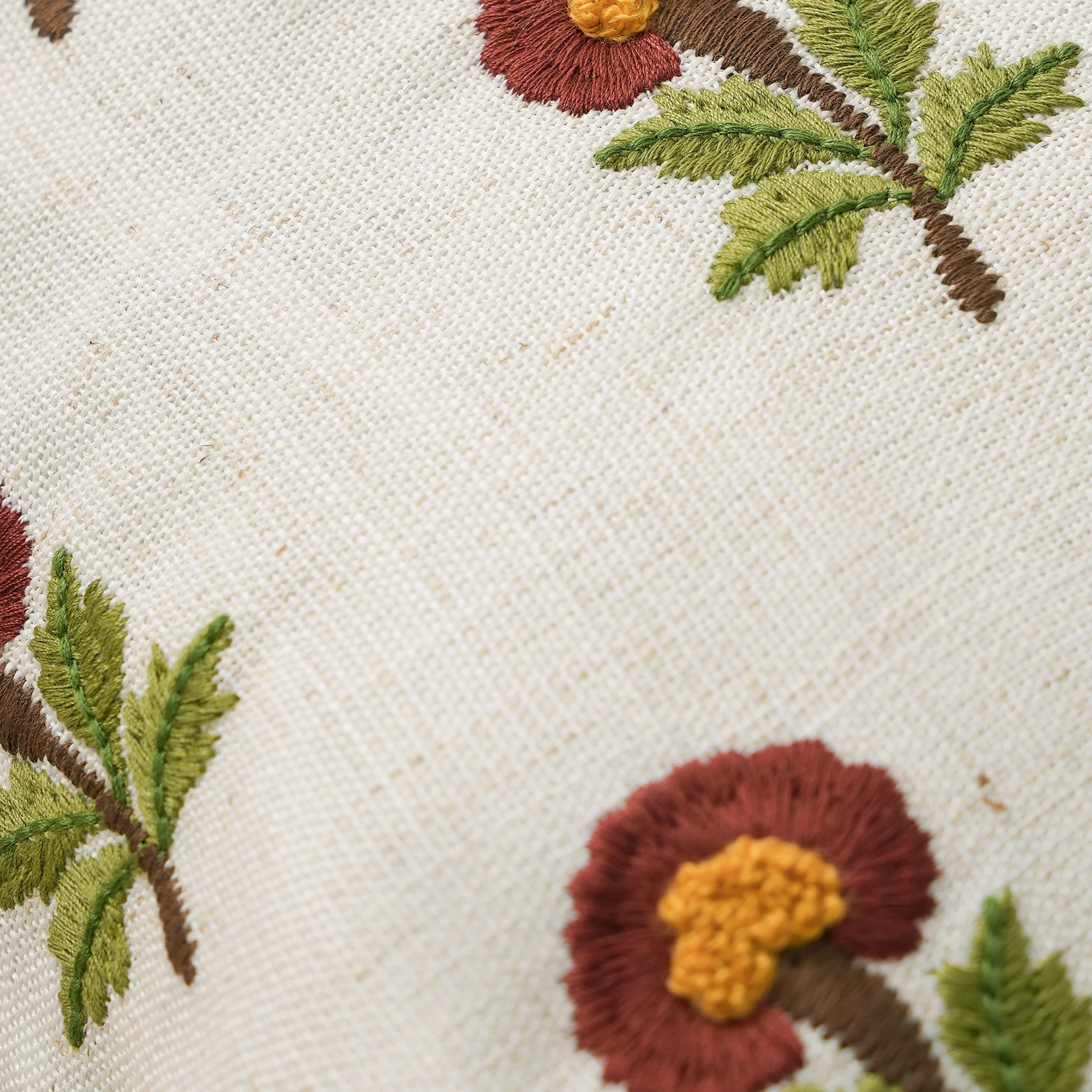 2024 Original Design Plane Plant Flower Pillow Case Embroidery Pillow For Home Decor Custom Cushion Cover