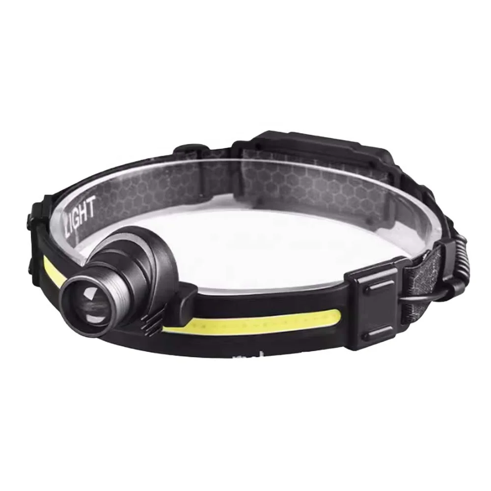 High Power Waterproof Outdoor Flashlight Head light Silicone COB Sensor Head Lamp Light Adjustable  Rechargeable Led Headlamps