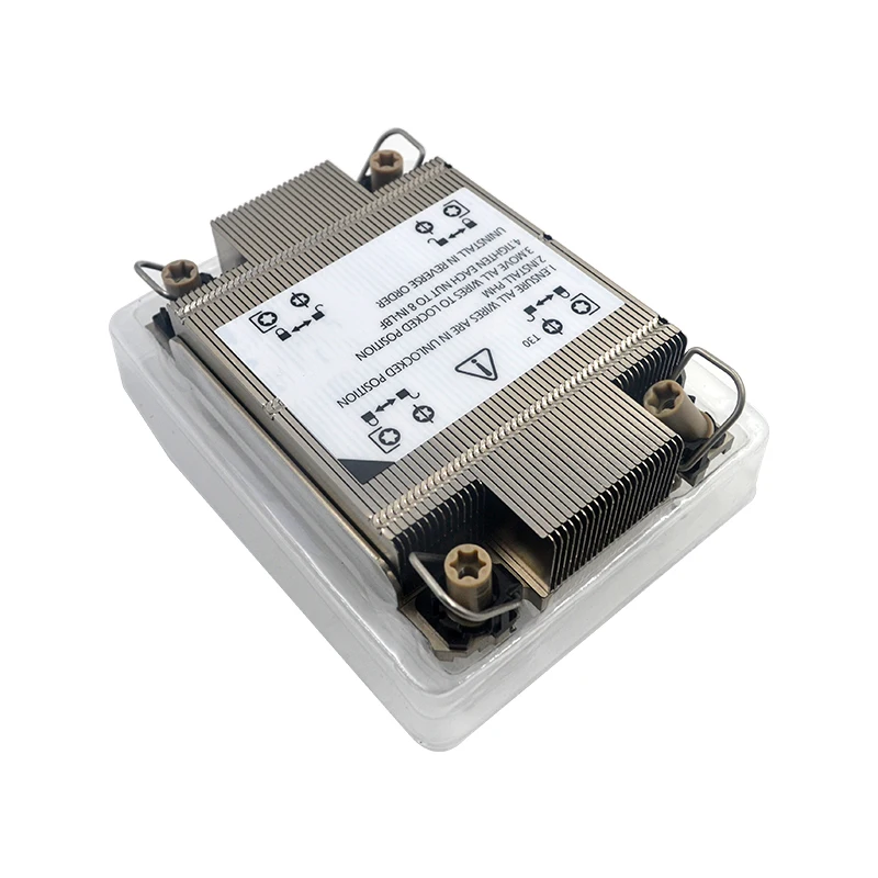 High efficiency LGA4094 AMD EPYC SP3 heatsink aluminum 1U server heatsink amd cpu cooler