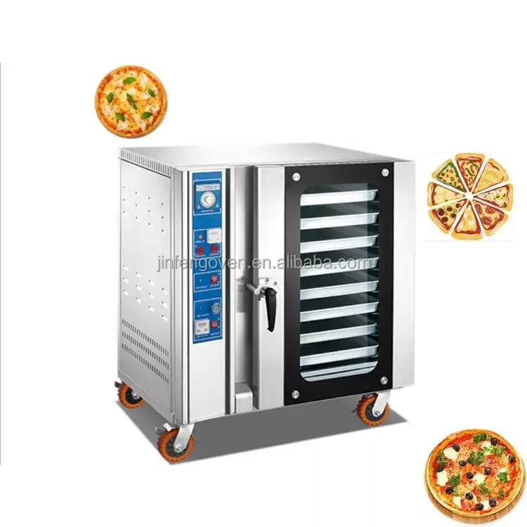 12 tray electric gas convection steam oven bread croissant hot air oven / industrial bread ovens
