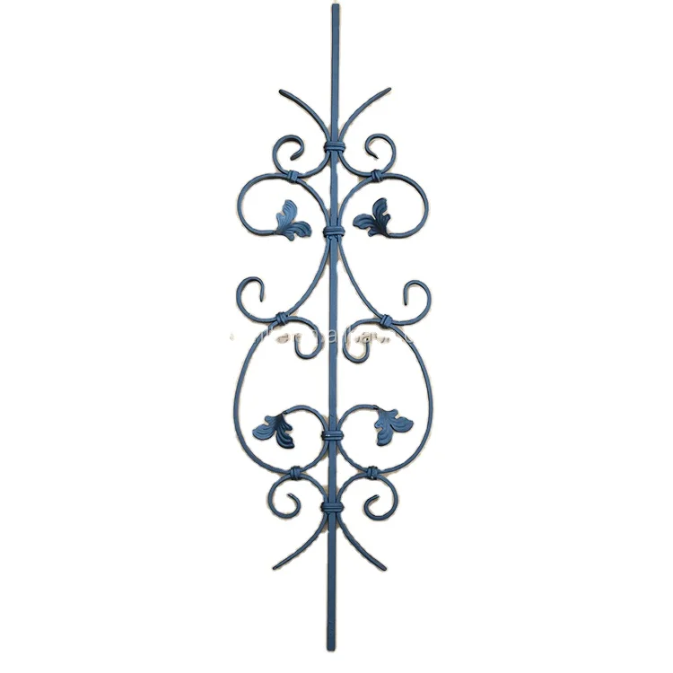 China professional forged railing bar Iron Forged Railings Forged Stair Knuckle Spindles Staircase Wrought Iron Pickets