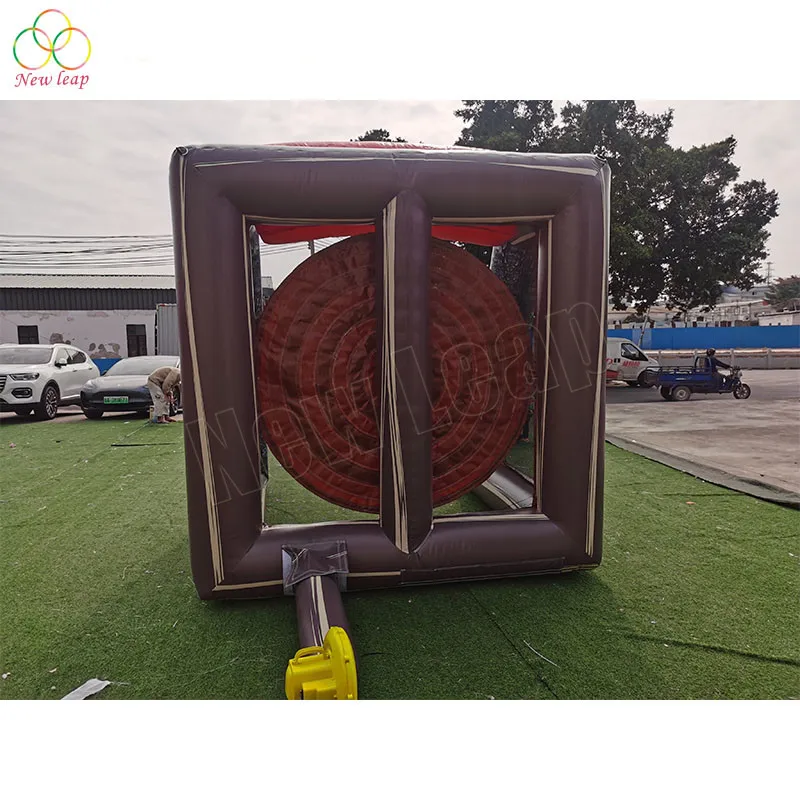 battle inflatable game inflatable sticky axe throwing with 10 axe