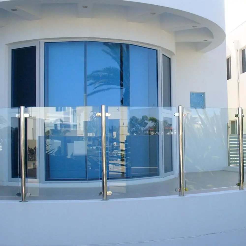Aluminium Frame&Frameless Tempered Glass Railings Balustrades Including Free Design
