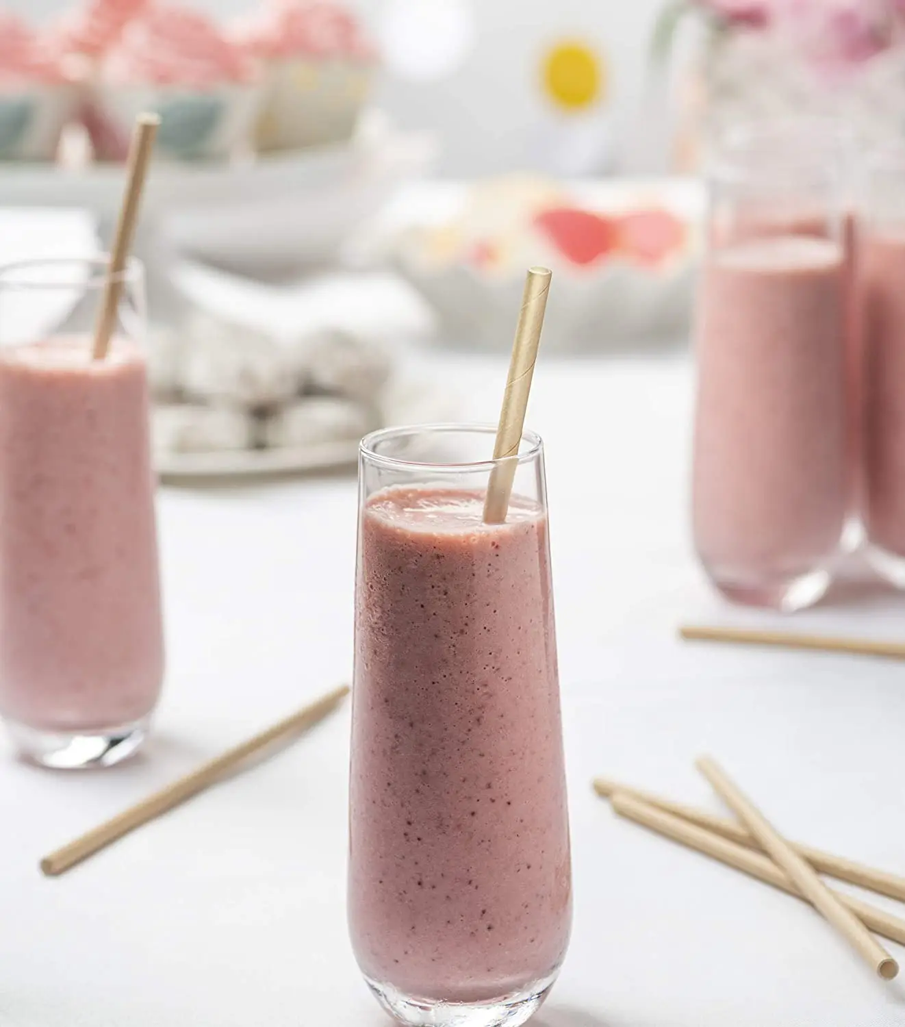 2020 Factory Price Wholesale Paper Food Grade Eco-friendly Straws Supplier Customizable Printing Biodegradable Paper Straws