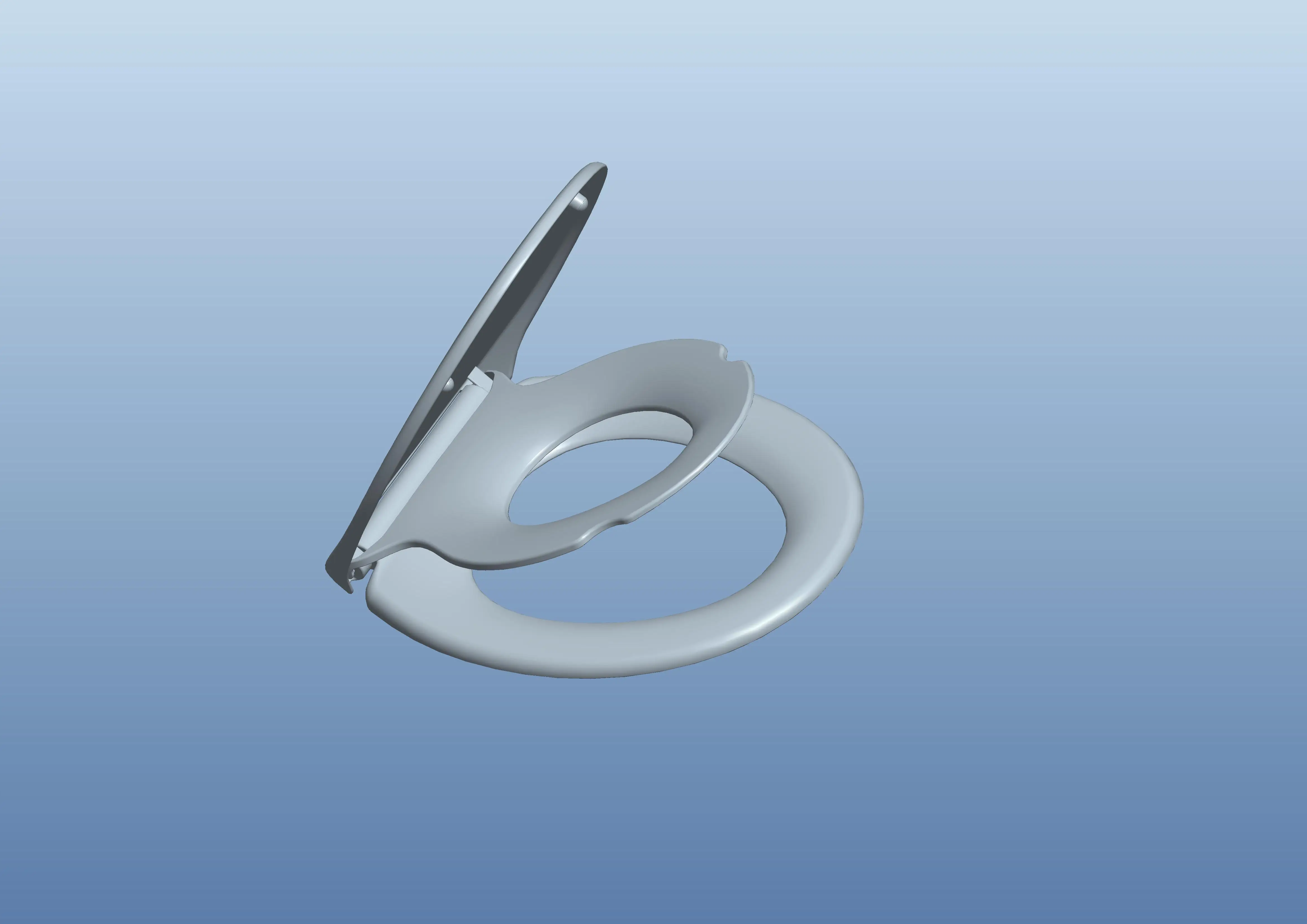 Onlines Best Sell Bathroom 3pcs  Round Shape PP Children Toilet Seat