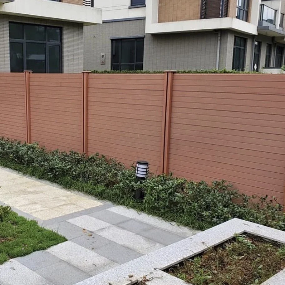 private wpc fence wood composite fencing panels uv resistance waterproof fences for garden