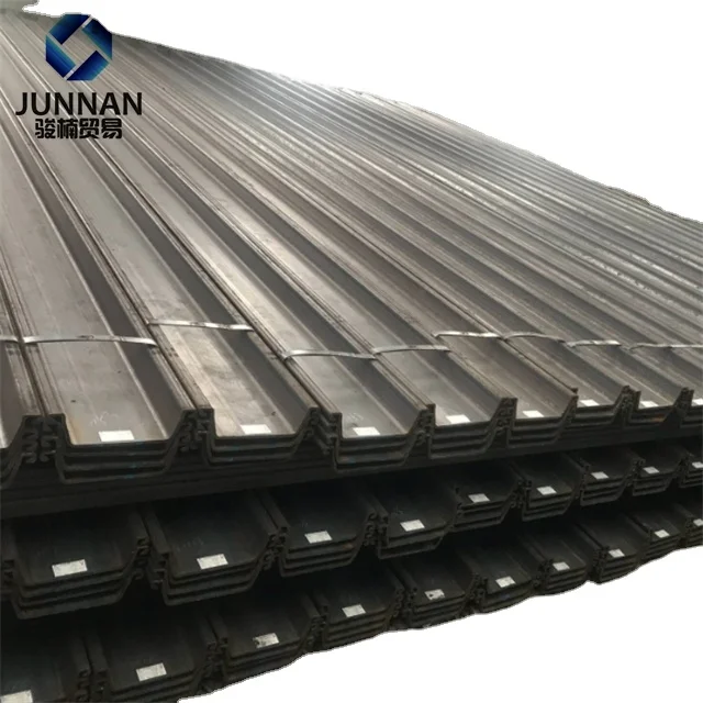 hebei jinxi 12m metal 11.8m small pile driving machine / second hand z type used sheet pile