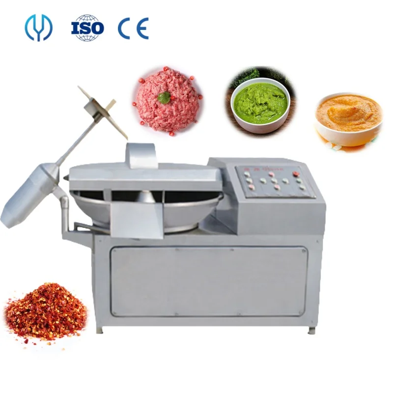 CE Meat Chopper Machine Professional Small Meat Bowl Cutter Grinder Chopper For Chicken Meat Cutting Machine