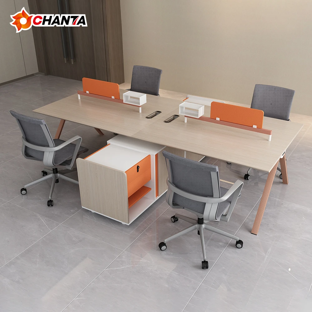 Modular office partition call center 2 4 6 person office desk modern office cubicle workstation