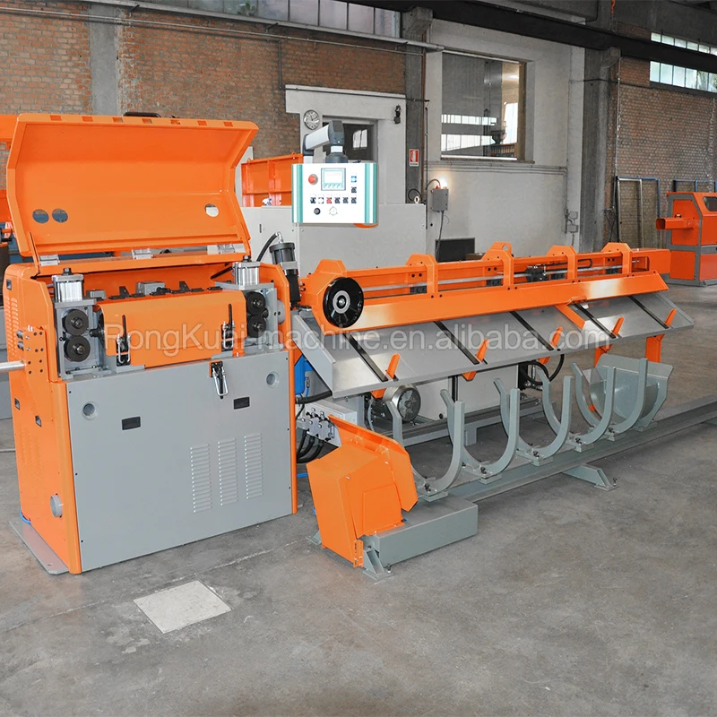Factory export cnc control steel wire straightening and cutting machine