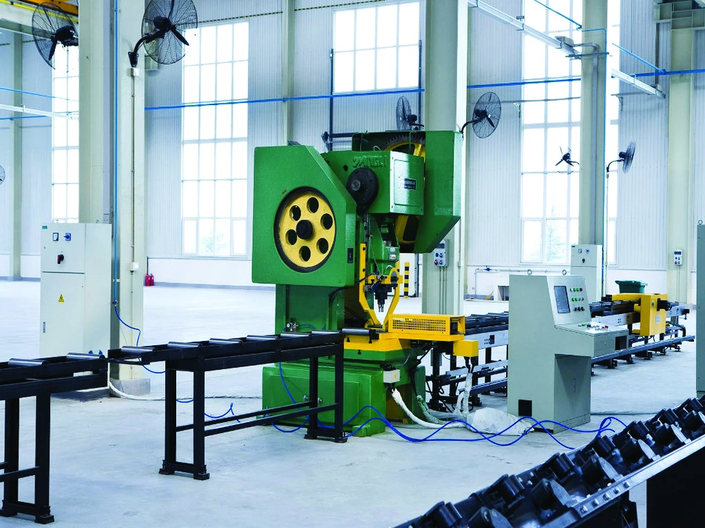 AP16A-8  FINCM  Semiautomatic Simple Steel Tower Manufacture CNC Punching Angle Production Line Machine