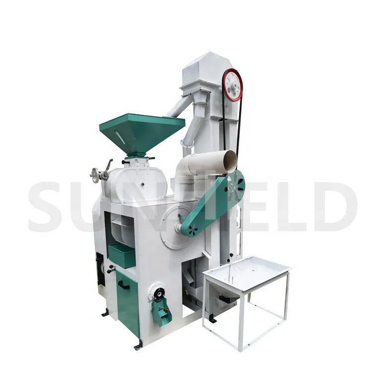 Best Selling Complete Set Rice Mill From Real Rice Milling Grain Processing Machinery  Rilce Mill With Diesel Engine