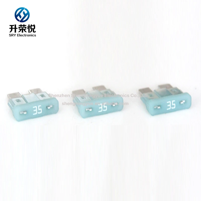 Littelfuse Средний автоматический предохранитель 0287035.PXCN лезвие предохранитель 35A 32 в автомобильный предохранитель